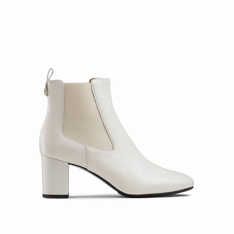 Russell and bromley white on sale boots